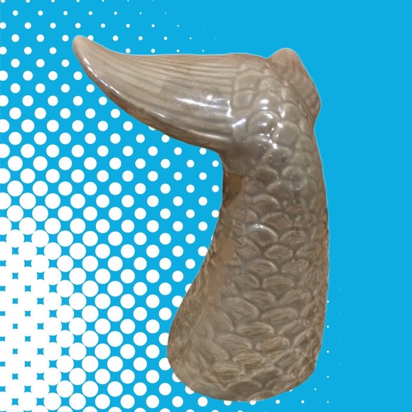 CERAMIC MERMAID TAIL NWT GRAY - Picture 8 of 9